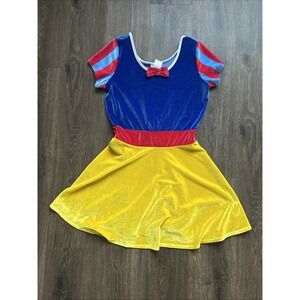 Spirit Snow Princess-Inspired Velvet Dress in Blue, Red, Yellow